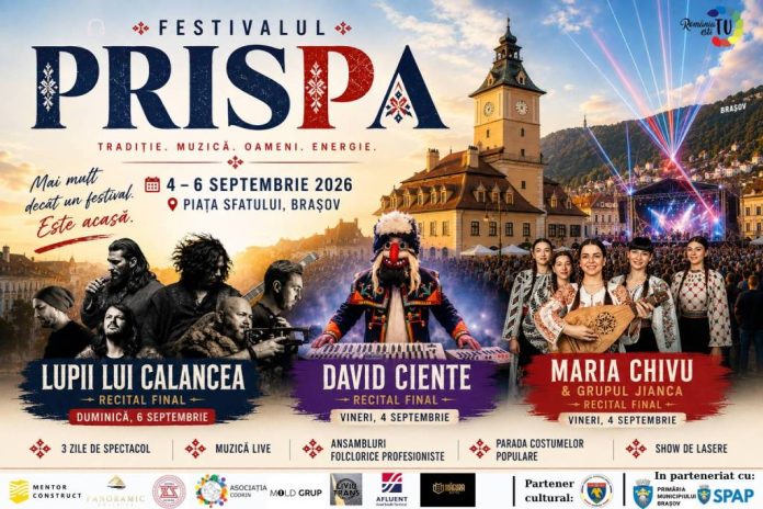 Festivalul PRISPA aduce „Toată România, într-un singur loc” în Piața Sfatului din Brașov