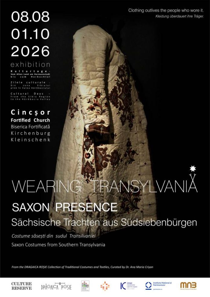 Expoziția „Wearing Transylvania: Saxon Presence” se deschide la biserica fortificată Cincșor