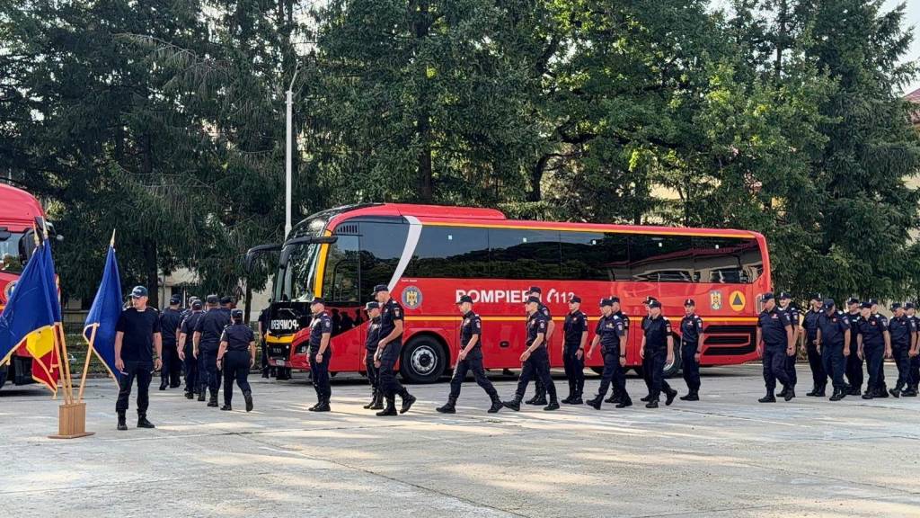 România își înfruntă incendiile: al treilea contingent pleacă spre Grecia