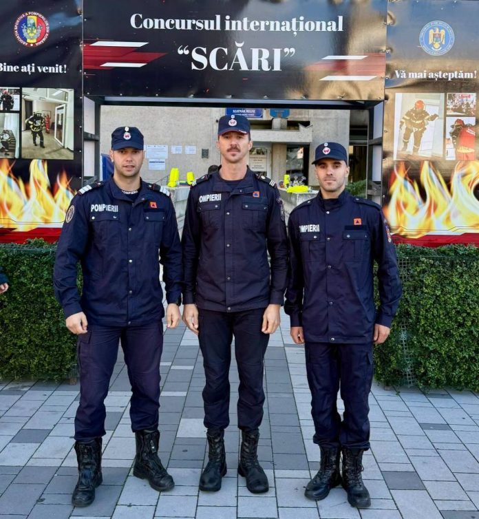 Trei pompieri brașoveni participă la Concursul Internațional „Scări” de la Satu Mare