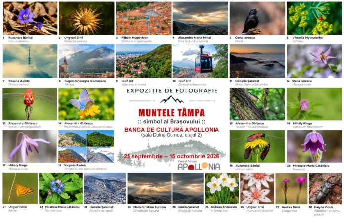 18 finaliști și 30 de fotografii dedicate Muntelui Tâmpa, într-o expoziție la Brașov