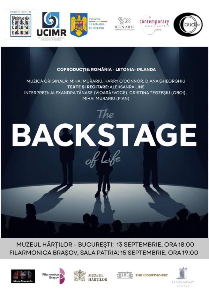 „Backstage of Life”, spectacol interdisciplinar despre nașterea unei creații, ajunge la București și Brașov
