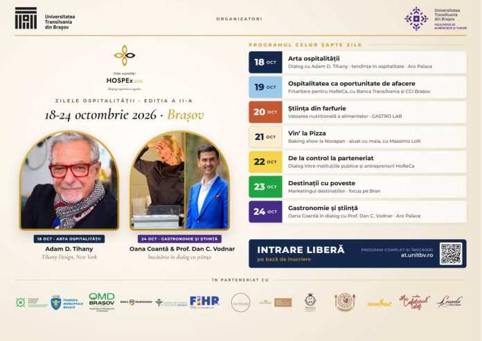 HOSPEx 2026 la Brașov: Adam D. Tihany, unul dintre cei mai cunoscuți designeri din industria ospitalității, vine la eveniment