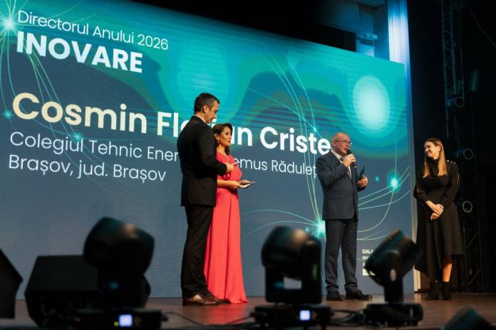 Directorul Colegiului Tehnic Energetic din Brașov, premiat la Gala Premiilor pentru Directorii Anului 2026