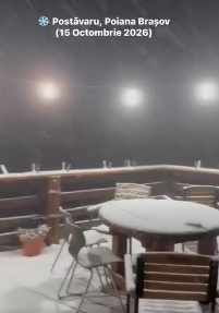 A nins în Postăvaru (VIDEO)